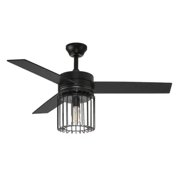 Three blade ceiling fan made of metal