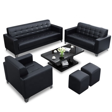 Set sofa kulit modern untuk kantor dan rumah