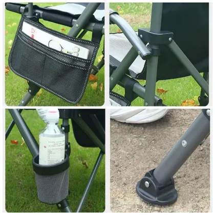 Portable Low-Cost Foldable Camping and Picnic Chair for Outdoors and Fishing