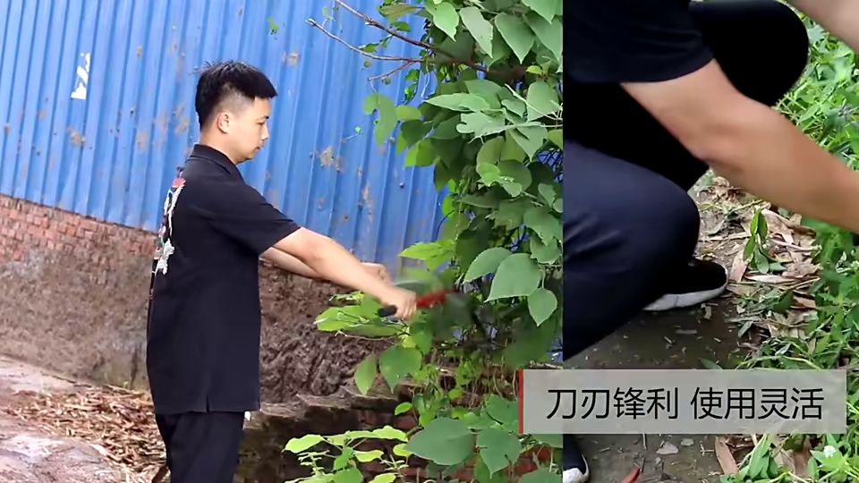 Factory Outlet Portable Agricultural Sickle Mower Harvesting Outdoor Weeding Folding Sickle