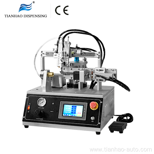 Pre-coating glue Thread coating machine with Touch screen for screw,bolt,connector