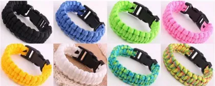 New Fashion Jewelry Bracelet, Crystal Charm Hemp Braided Bracelet, Bracelet Jewelry Paracord