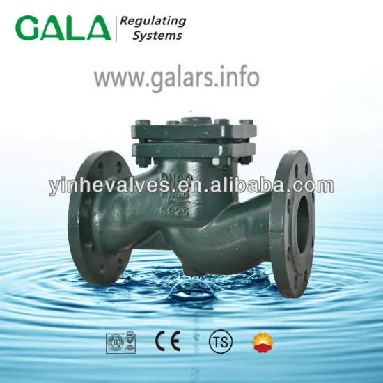 din standard Flange type lifting check valve