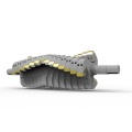 Plastik nağara crusher maşın