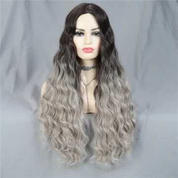 X-TRESS New Fashion Orange Synthetic Hair Wigs For Black Women Daily Natural Silky Hair Wig Machine Made Heat Resistant Wigs