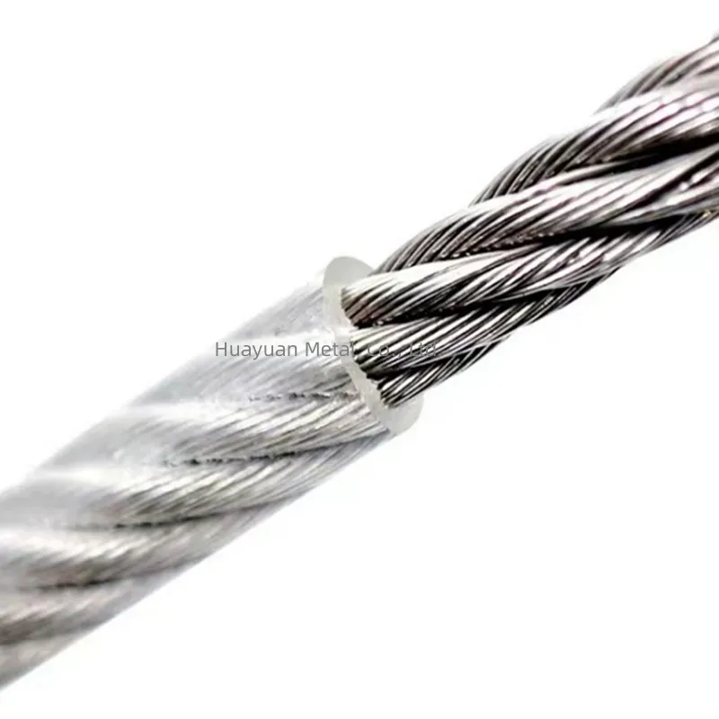 Low Price Blue PVC Coated Galvanized Steel Wire Rope