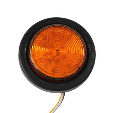 Matar Greater haske na 2.5inch Round na hasken wuta fitila fitila na trailer motocin SUV AMBER / Red Macier yaudara haske