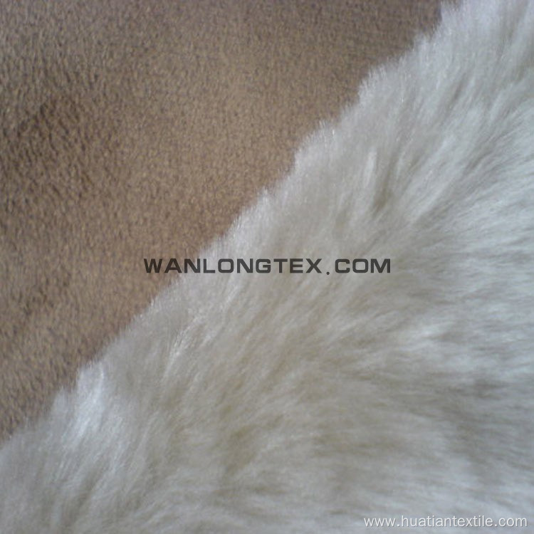 faux suede fabric bonded berber fleece for garment