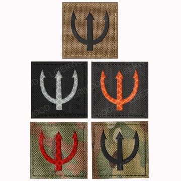Morale 3D Embroidered Hats Patches Fastener Backing