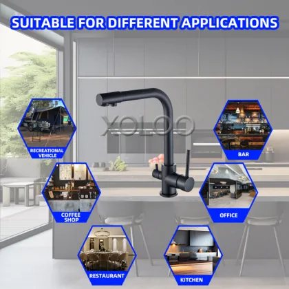 XOLOO Hotel and Family Bathroom Faucet: Single Handle Under Counter Basin Washbasin