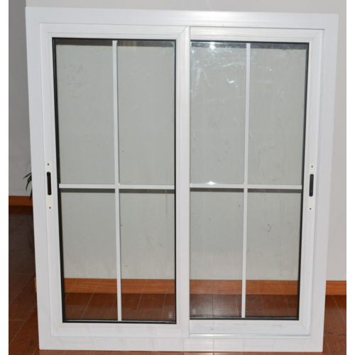 North American Latest Design Grill PVC Sliding Window