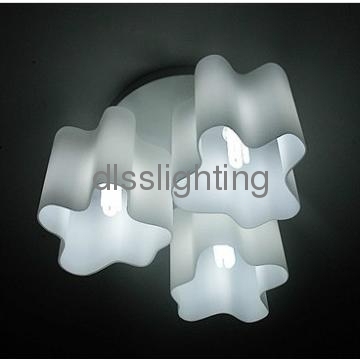 E27 * 40W glas moderna tak lampa 8089C/3