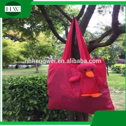 ECO polyester duck shaped bag duck shopping bag