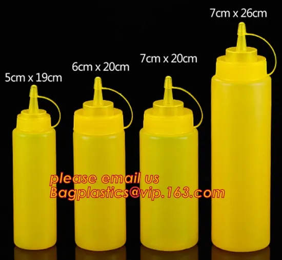 Ketchup bottle, custom made squeeze bottle 16oz, wholesale plastic bottle tomato sauce, wholesale plastic tomato sauce bottle