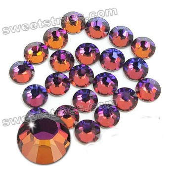 2015 top quality crystal wholesale flatback Austria Hotfix Volcano Rhinestones