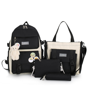 Waterproof Children Girls School Bag Set - OEM Logo Casual Backpack for Students
