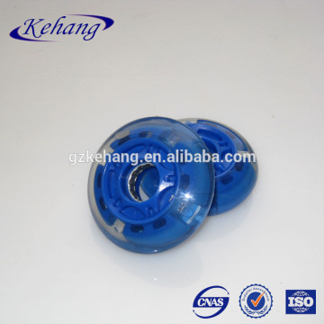 Hot Sale blue eletric polyurethane roller skate wheels or wheel caster for luggage wheels parts accessories