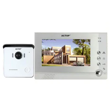 Wired video intercom systems with take photo function