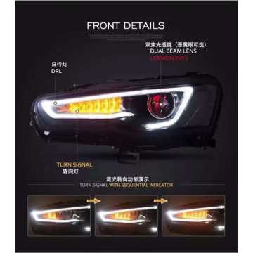 Faros de accesorios 4x4 para 2015 Mitsubishi Lancer