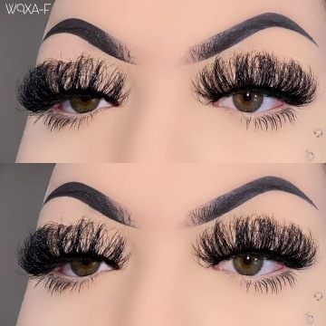 Wholesale D Curl Deep Curl Volume Faux Mink Strip False Lashes with Custom Logo