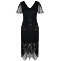 Women's 1920s Dress Sequin Art Deco