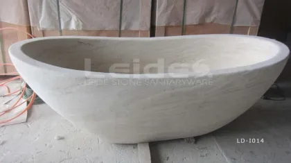 Beige travertine bath tub bathroom marble tub indoor tub