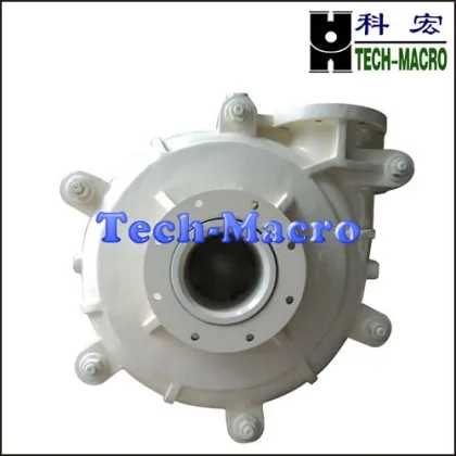 Double casing electric power slurry pump for industrial
