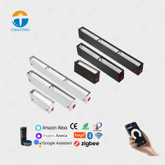 Smart Tuya Control Darken Linear Wall Wash Lamp LED Track Lighting System