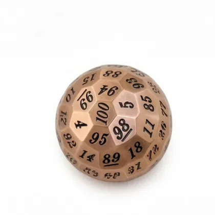 Durable Metal Dice Set for Roleplaying Games