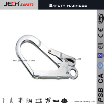 snap hook gate opening :55MM breaking strength:25KN CE/EN362 certificate