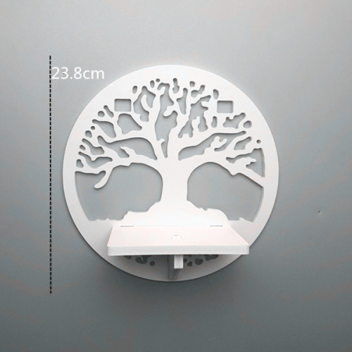 Home Decoration PVC Round Shelf Fashion Storage Rack