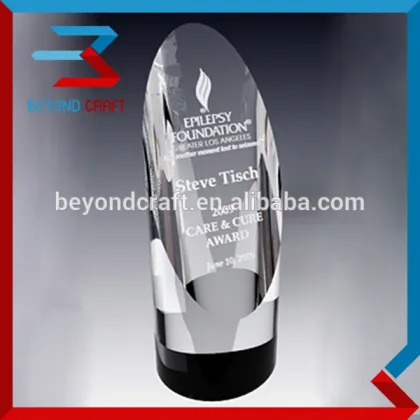 Employee Crystal Awards Prize Custom Trophy