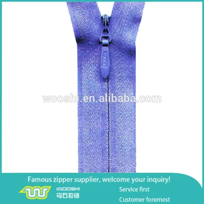 Zipper product type ykk invisible zippers