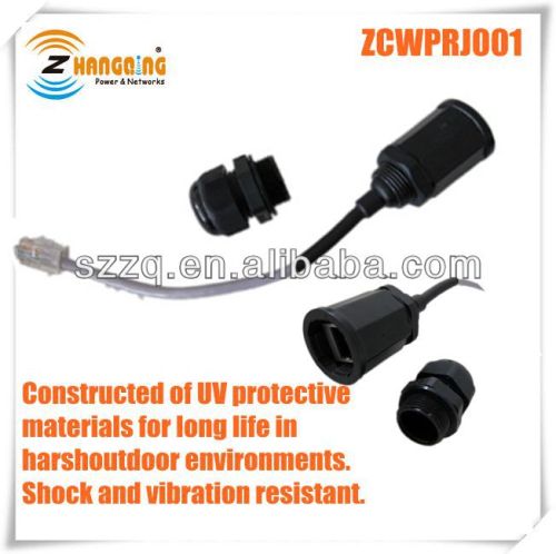 Shielded Rj45 Connectors Waterproof Connector Zcwprj001, High Quality