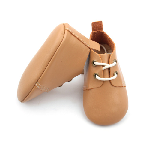 Mode aus echtem Leder ausgefallene Baby-Oxford-Schuhe