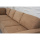 L Shaped Sectional Fabric Sofa With Ottoman