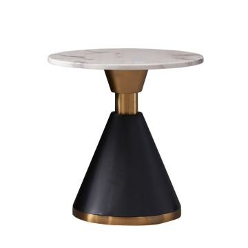 Stylish Modern Simple Round Marble Coffee Table for Creative Living Rooms