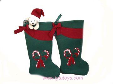 Customize Plush Christmas Tree Toy Of Christams Socks