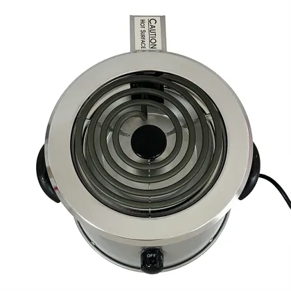 CE Silver Coffee Hotplate Single Electric Burner Cosina Electico Hot Plate