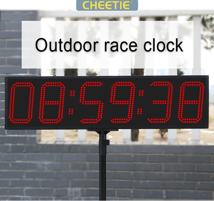 Large Wireless Laser Timer 6-digit Stopwatch & Countdown Clock, High ...