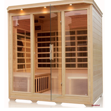 Fir Carbon Fiber Panel Sauna Room Infrared Heaters for 4 Person