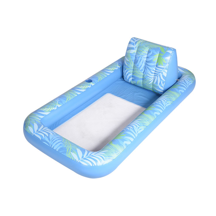 Custom pool float with mesh inflatable beach floats