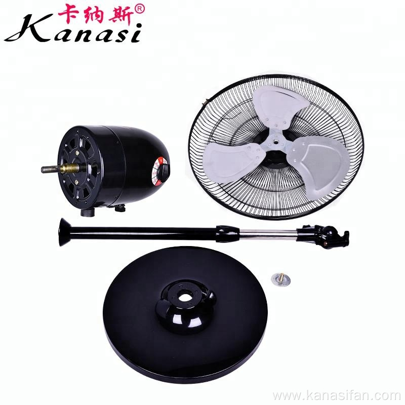 silent Metal cooling Stand Fan With Aluminum