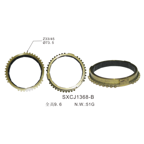 แหวนซิงโครไนซ์เกียร์อัตโนมัติสำหรับ Hyundai 1368b
