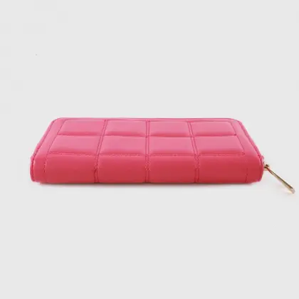 Quilted Long Wallet for Women