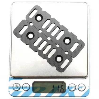 4 pcs / set Ultralight Brompton 3K Carbon Pedal Plate for Brompton Folding Bike MKS Pedal Bicycle Pedal