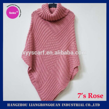 2016 new style 100% acrylic ladies fashion knitwear