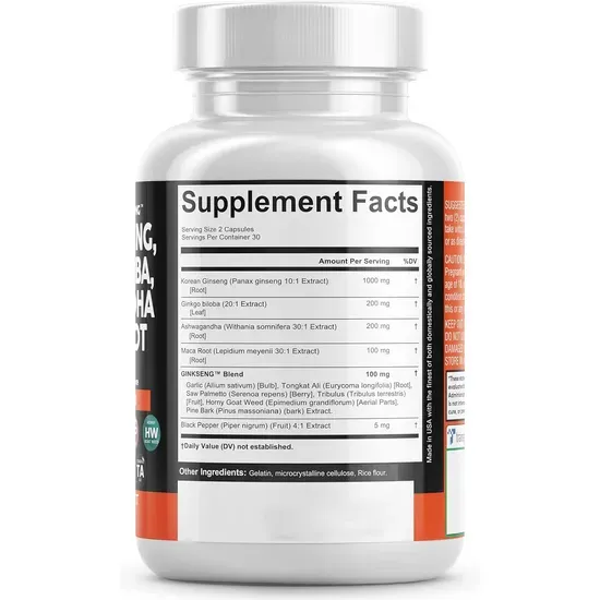Energy-Boosting Herbal Capsules Combo