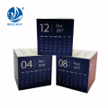 Cube Kalendar 3pcs panas dengan magnet kiub promotin kiub mubal mingguan