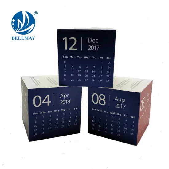 Hot 3pcs Calendar cube with magnet promotin magic cube weekly cube calendar